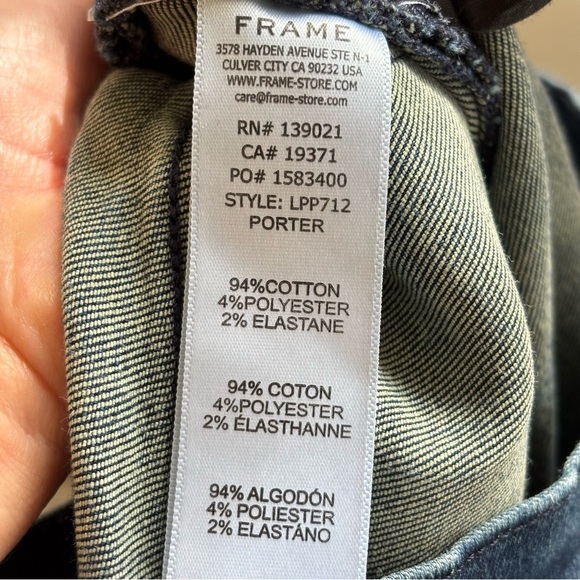 Frame Le Palazzo Wide Leg Jeans in Blue Size 29 - Picture 10 of 11